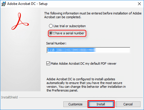 Adobe acrobat pro dc activation key code